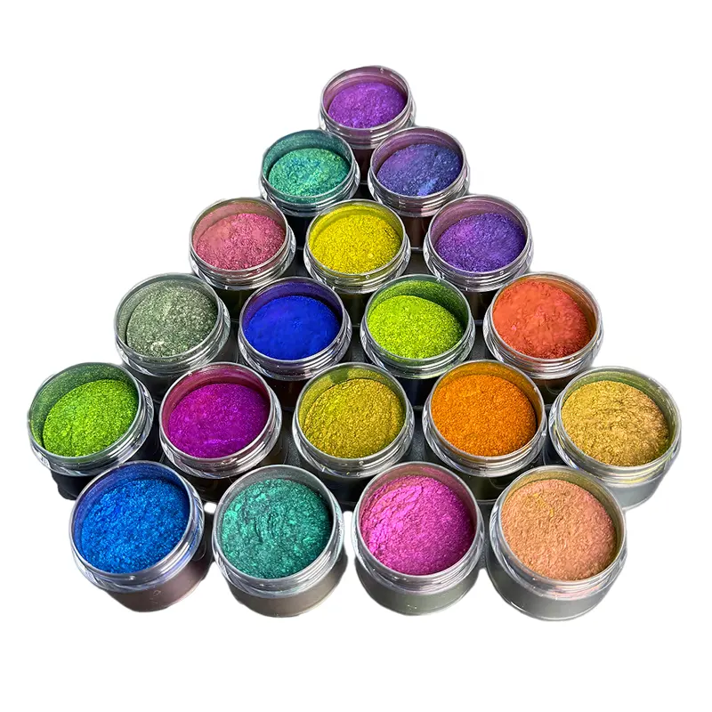 Classic opaque chameleon pigments